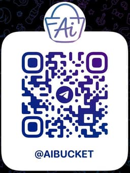 AI Bucket Telegram group QR code