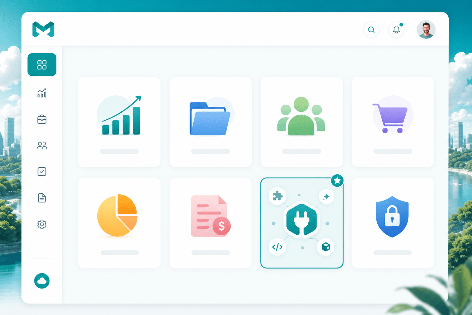 Metadiv Business MCPs Center dashboard