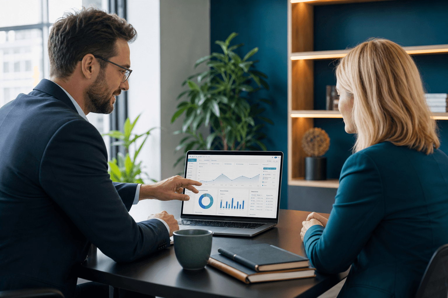 Metadiv consultant discussing accounting AI deployment